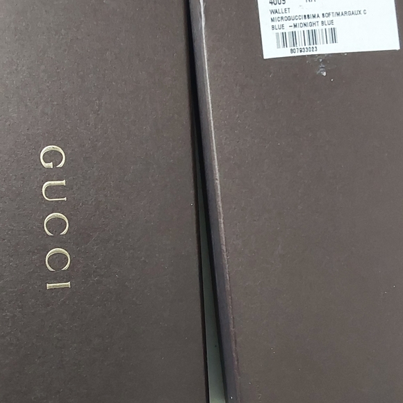 MICROGUCCISSIMA MIDNIGHT BLUE 449393-2773 WALLET - Picture 3 of 9